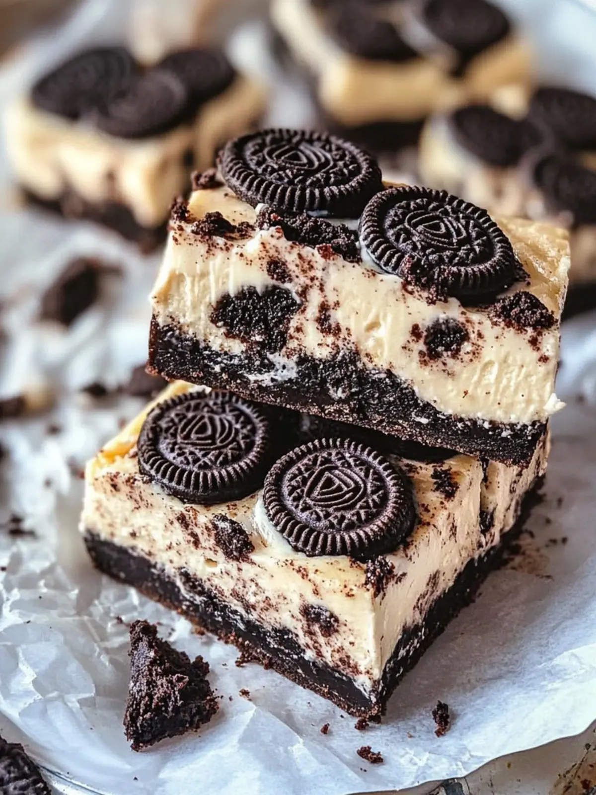 Irresistibly Creamy Gluten-Free Oreo Cheesecake Bars 4 Gluten-Free Oreo Cheesecake Bars