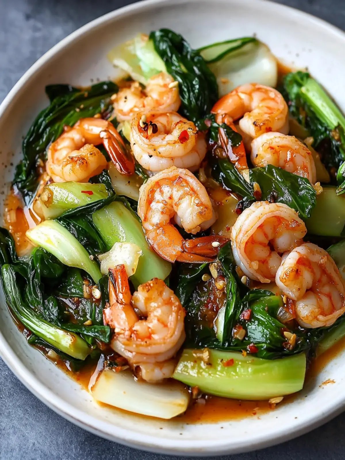 Spicy Garlic Butter Shrimp and Baby Bok Choy in 30 Minutes 4 Spicy Garlic Butter Shrimp and Baby Bok Choy