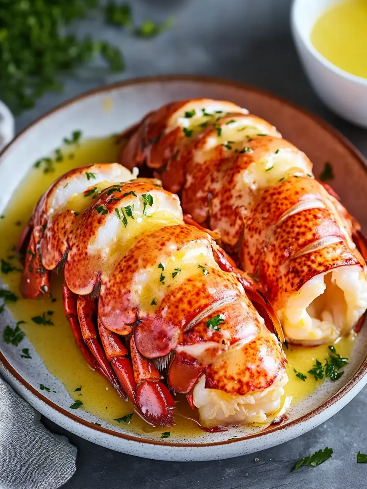 Savory Butter Poached Lobster Tail: A Decadent Home Treat 3 Butter Poached Lobster Tail