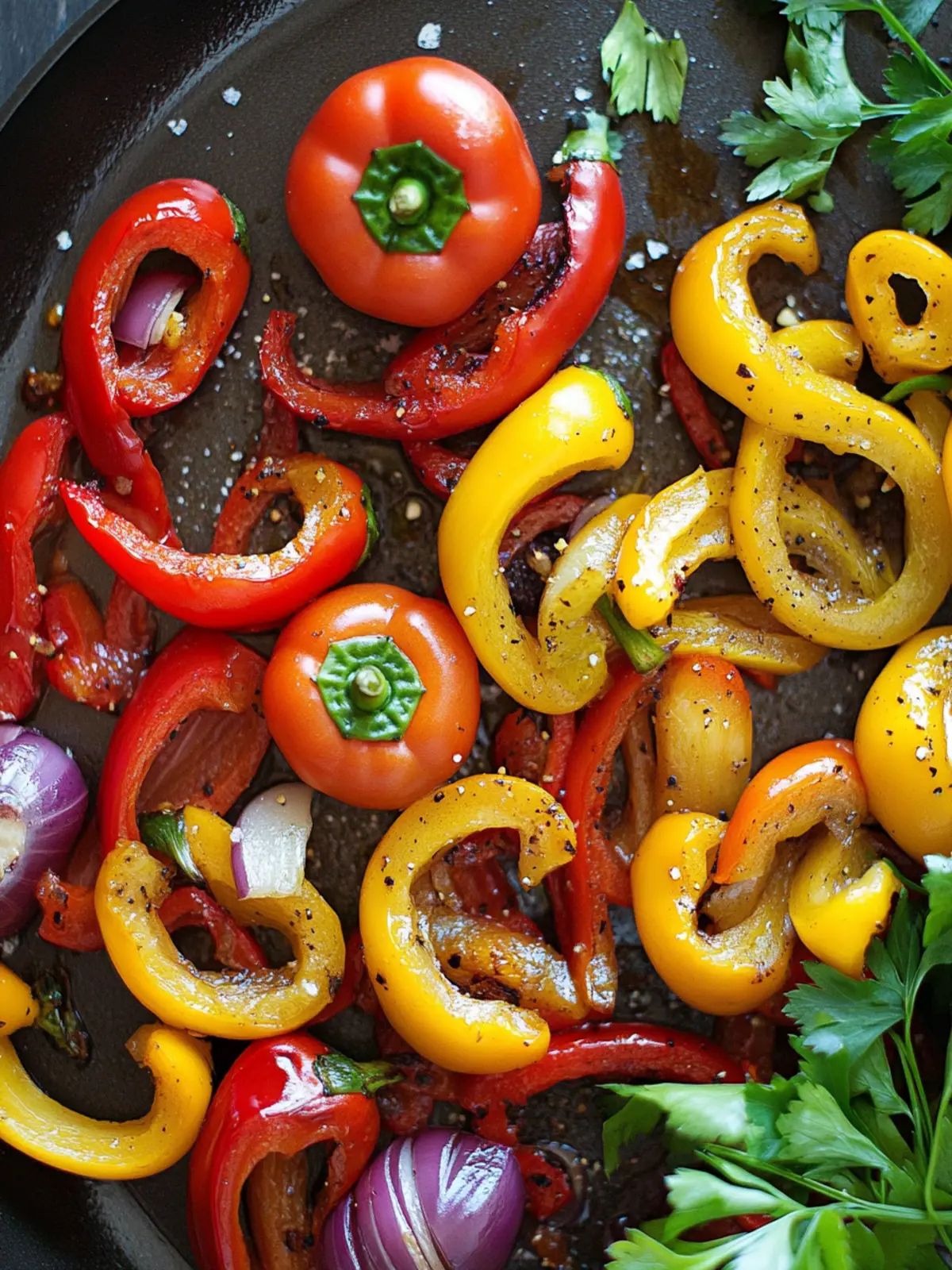 Sizzling Peppers and Onions: A Flavorful Home Cook’s Delight 5 Sizzling Peppers and Onions