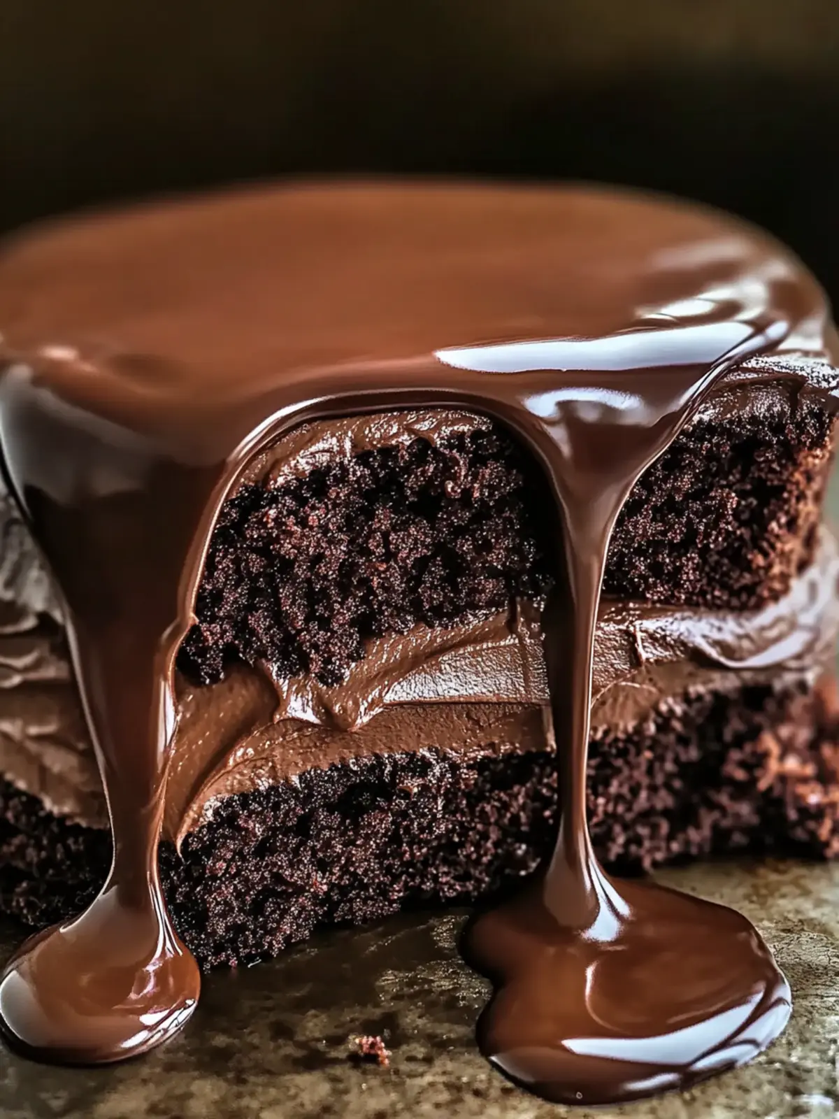 Silky Ganache Tops The Best Moist Chocolate Cake Ever 2 Silky Ganache Tops The Best Moist Chocolate Cake