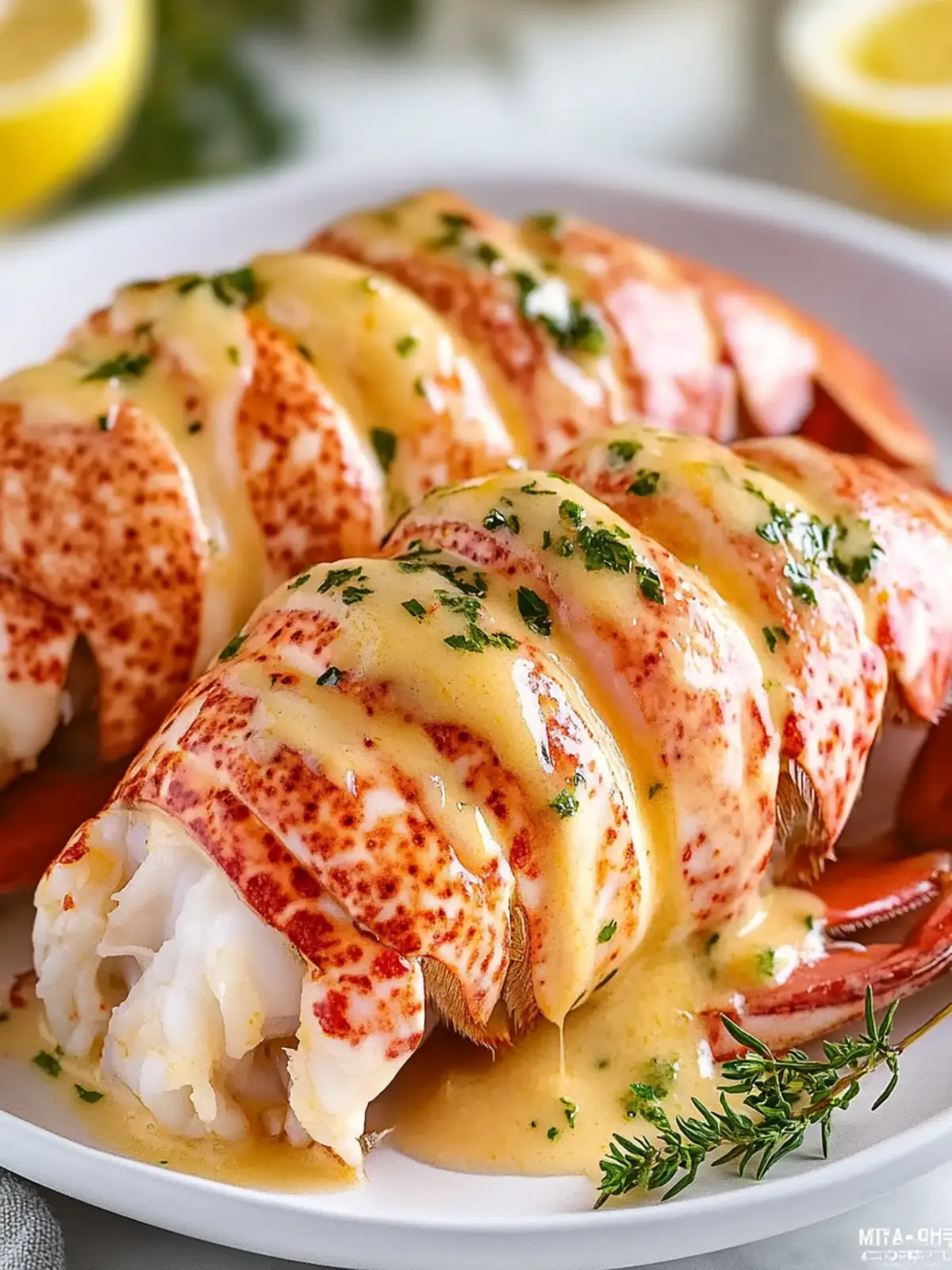 Savory Butter Poached Lobster Tail: A Decadent Home Treat 2 Butter Poached Lobster Tail