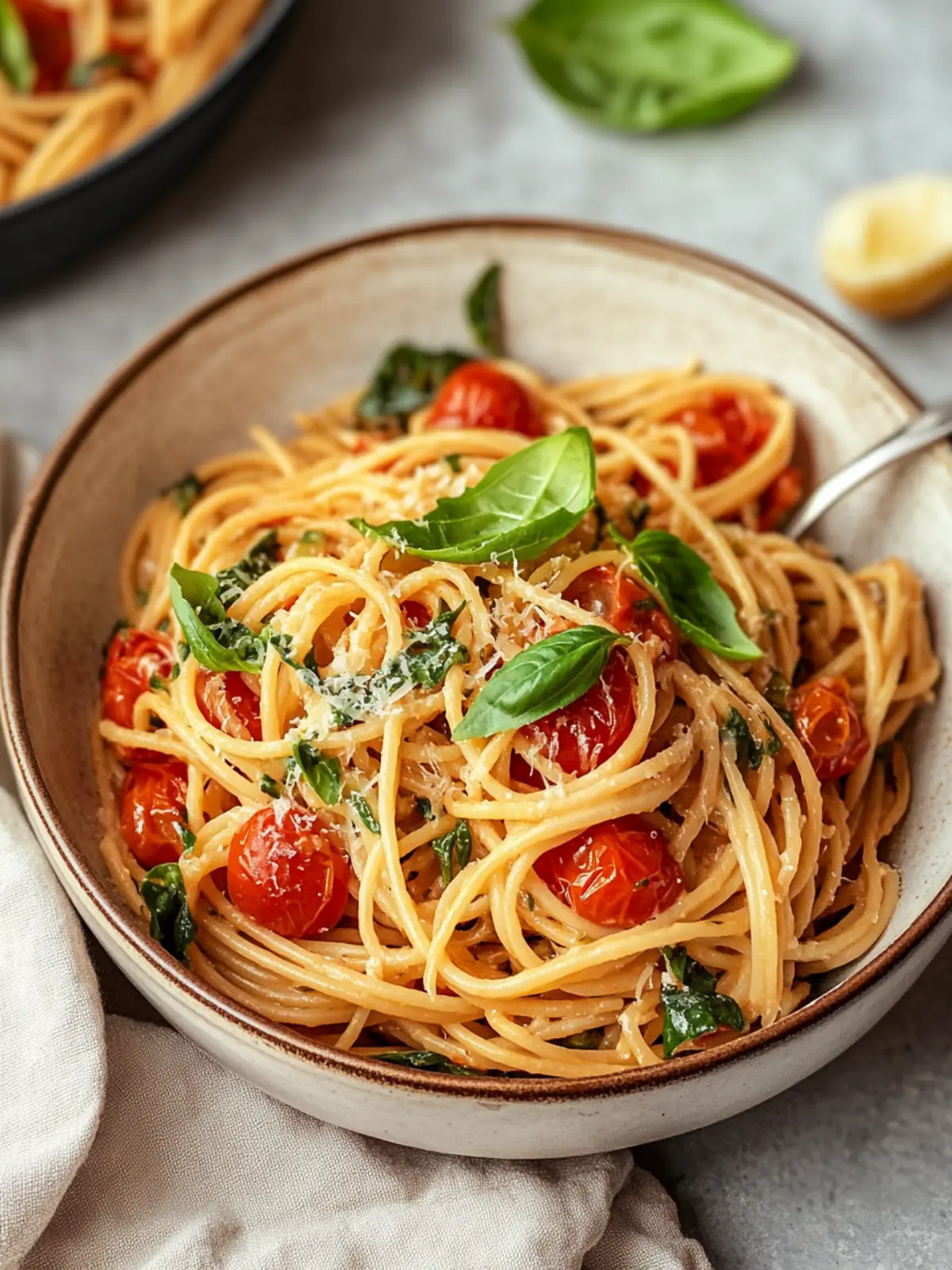Vegan Tomato Basil Pasta: Fresh, Flavorful, and Quick to Make 2 Vegan Tomato Basil Pasta