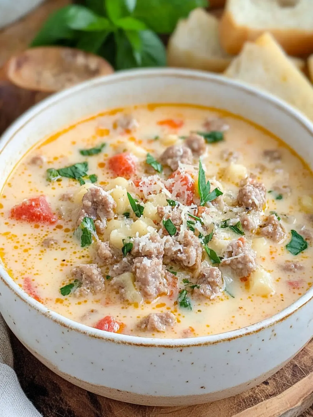 Creamy Parmesan Italian Sausage Soup for Cozy Nights 3 Creamy Parmesan Italian Sausage Soup