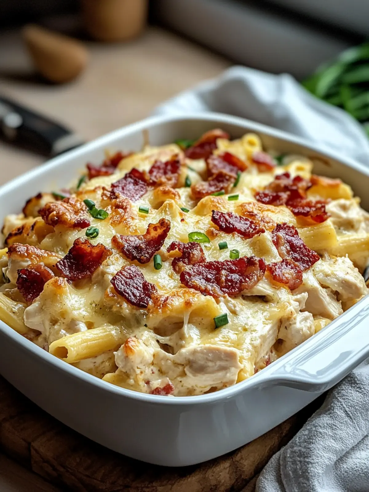 Cheesy Chicken Bacon Ranch Casserole for Cozy Nights 3 Chicken Bacon Ranch Casserole