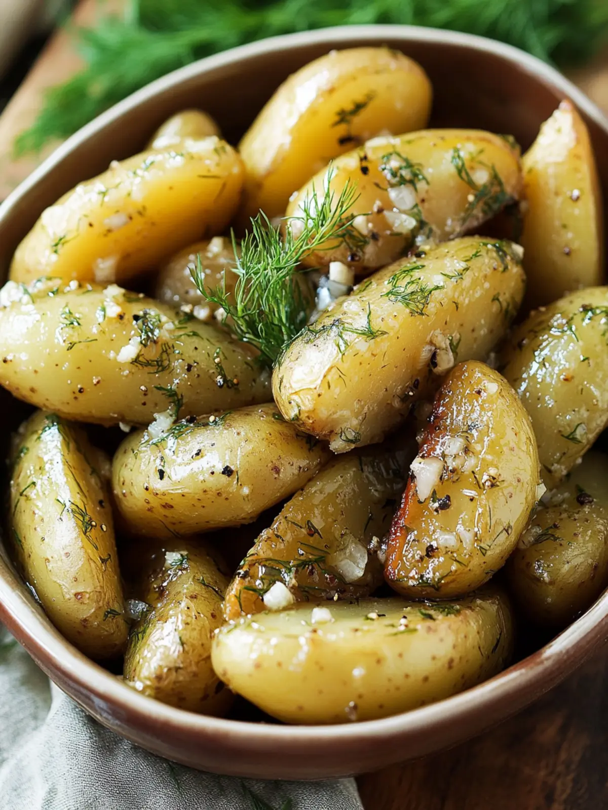 Braised Garlic Dill Fingerling Potatoes for Flavor Lovers 2 Braised Garlic Dill Fingerling Potatoes