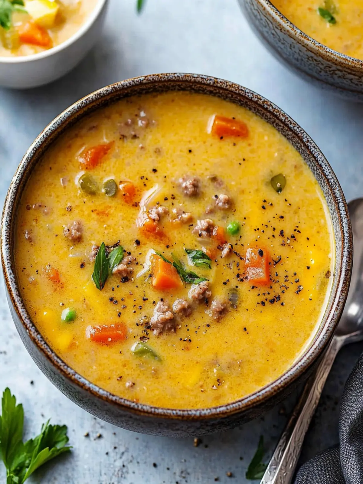Cheeseburger Soup