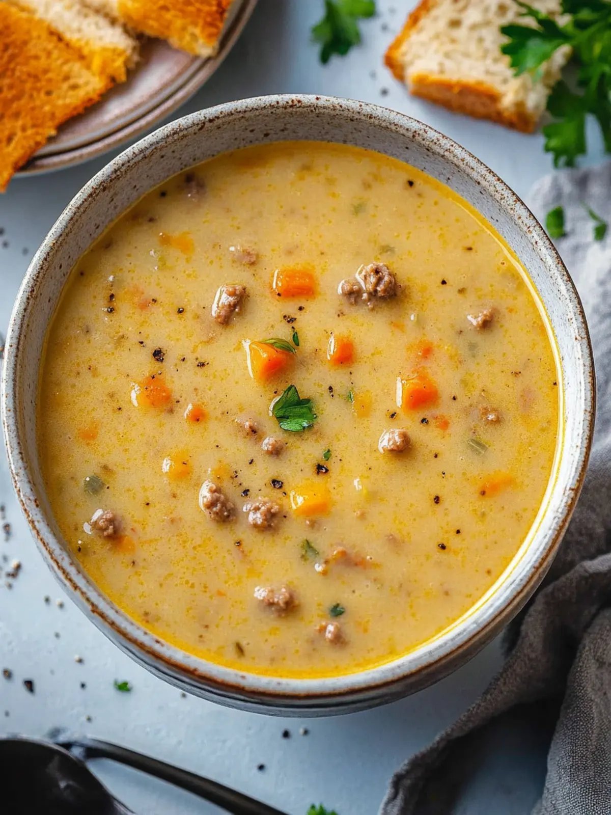 Cheeseburger Soup