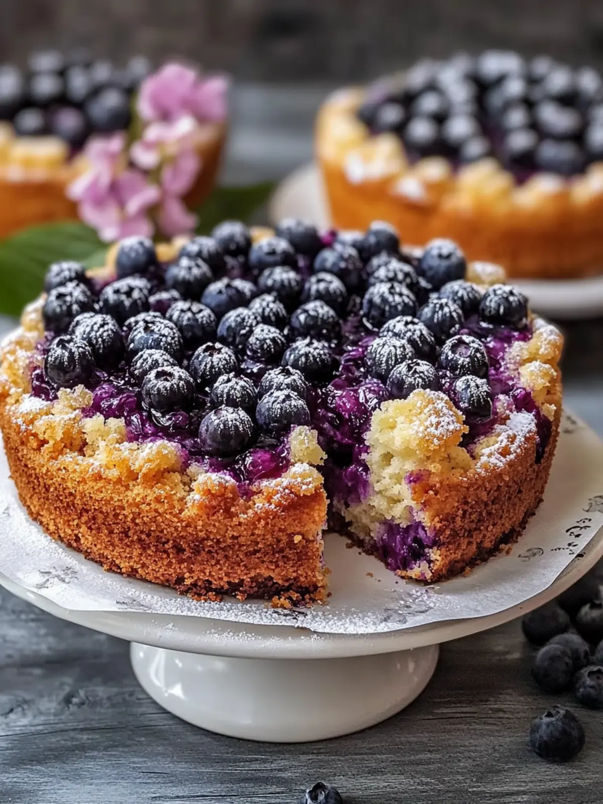 Fresh Huckleberry Buttermilk Coffee Cake for Cozy Mornings 3 Fresh Huckleberry Buttermilk Coffee Cake