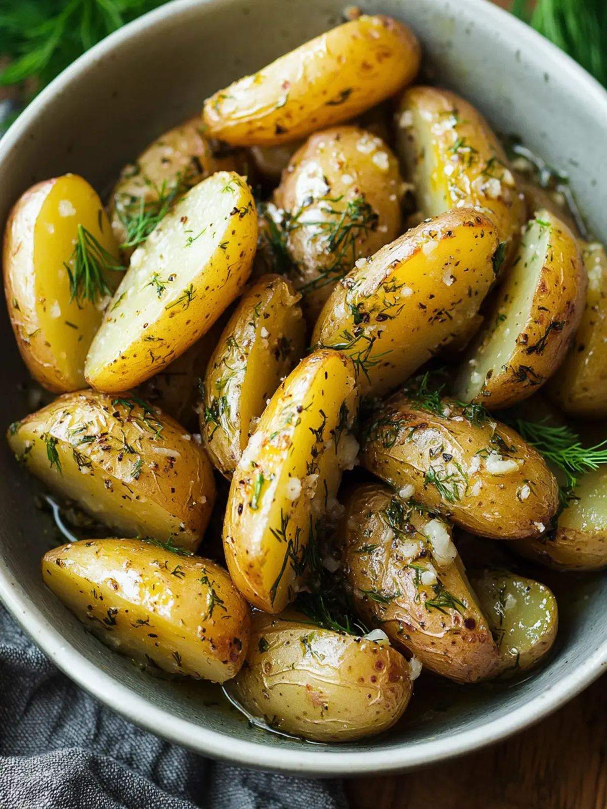 Braised Garlic Dill Fingerling Potatoes for Flavor Lovers 4 Braised Garlic Dill Fingerling Potatoes