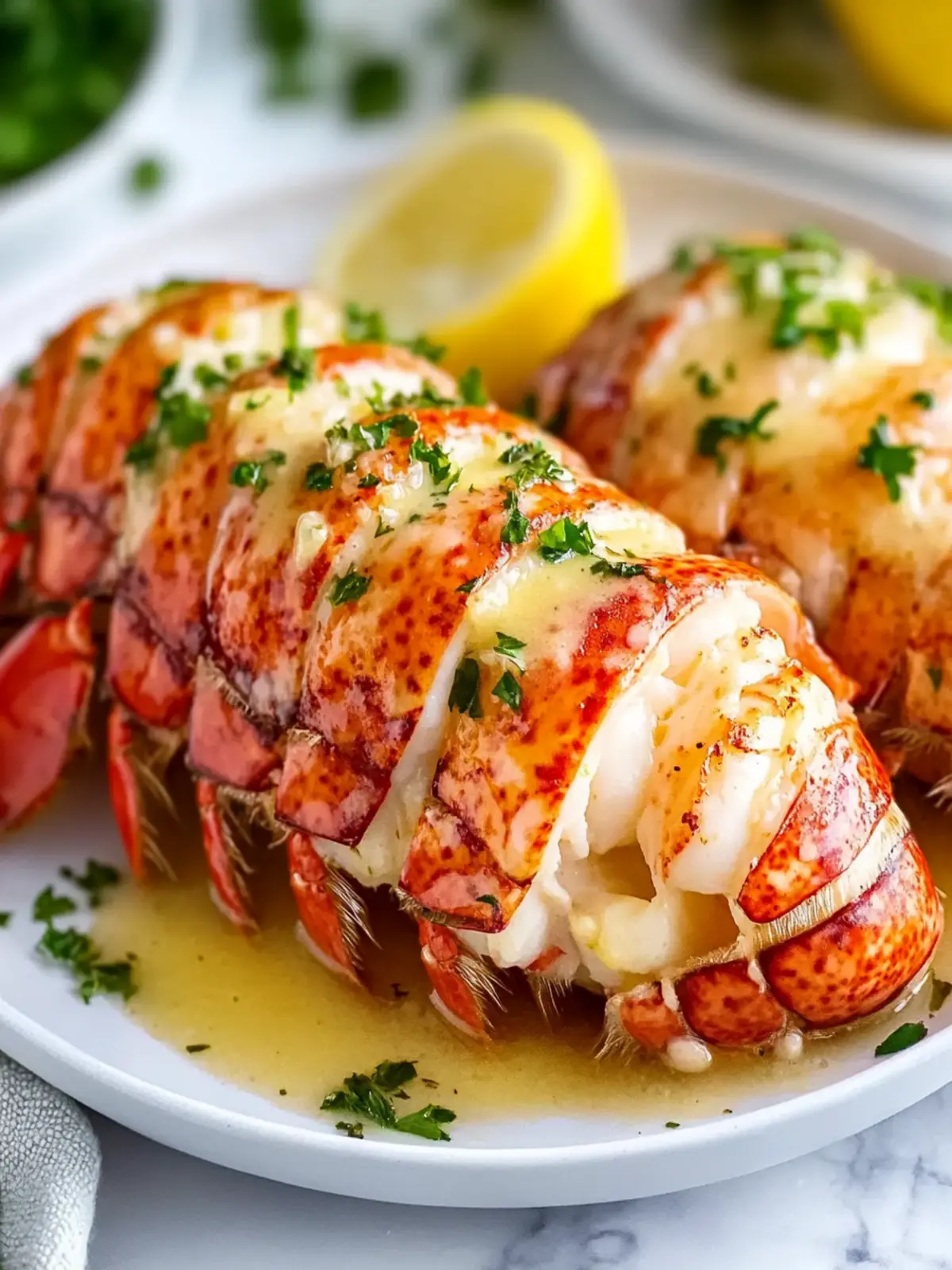 Savory Butter Poached Lobster Tail: A Decadent Home Treat 4 Butter Poached Lobster Tail