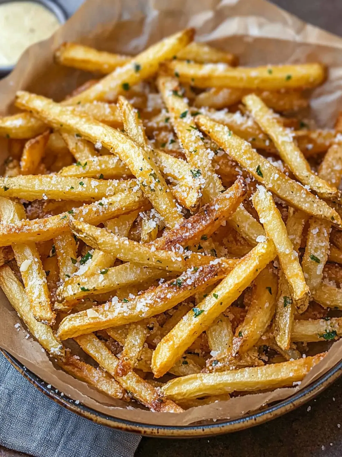Irresistible Air Fryer Garlic Parmesan French Fries Recipe 3 Air Fryer Garlic Parmesan French Fries