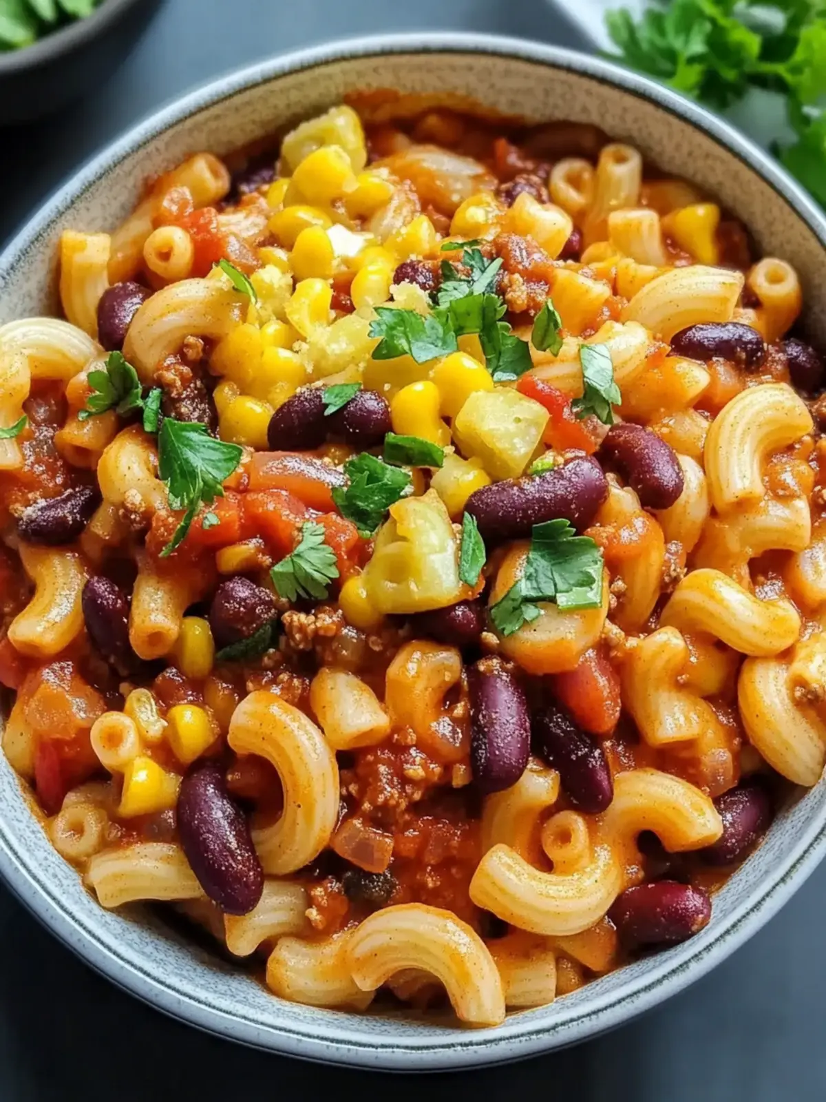 Savor the Flavor: One-Pot Vegan Chili Mac Made Easy 4 One-Pot Vegan Chili Mac