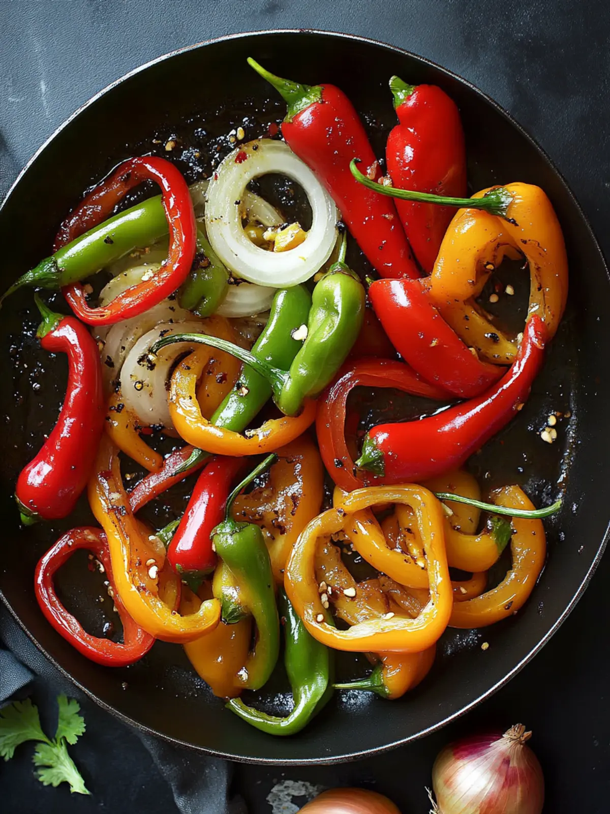 Sizzling Peppers and Onions: A Flavorful Home Cook’s Delight 3 Sizzling Peppers and Onions