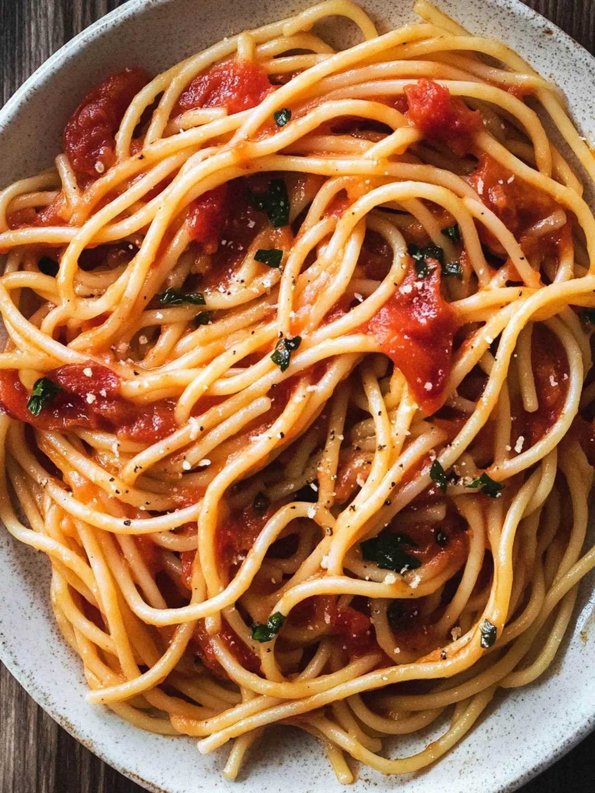 Roasted Red Pepper Pantry Pasta