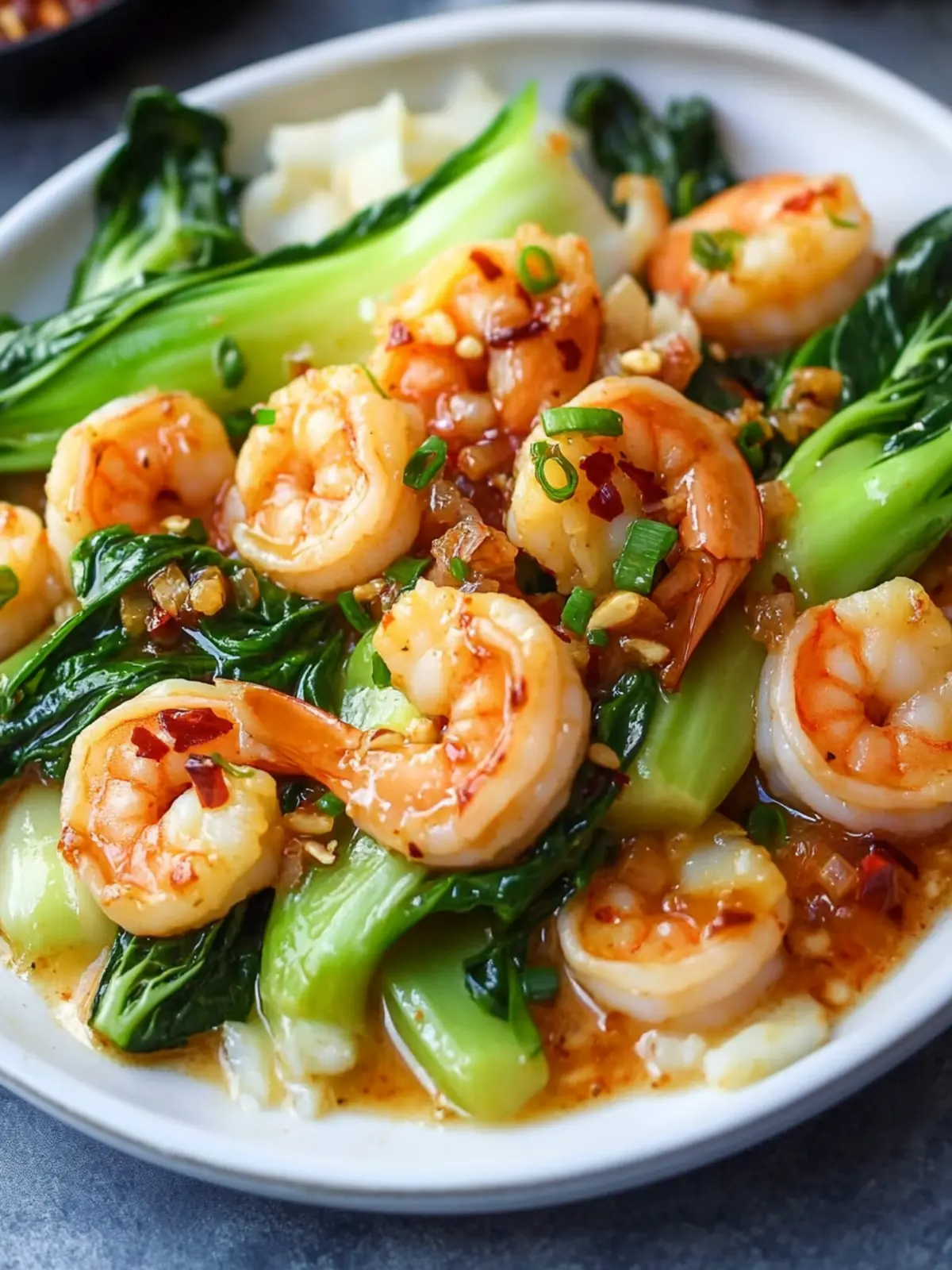 Spicy Garlic Butter Shrimp and Baby Bok Choy in 30 Minutes 2 Spicy Garlic Butter Shrimp and Baby Bok Choy
