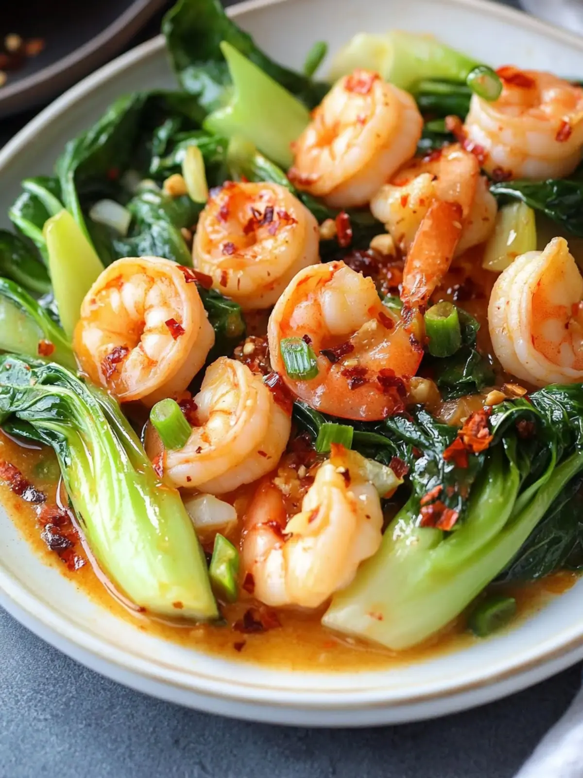 Spicy Garlic Butter Shrimp and Baby Bok Choy in 30 Minutes 5 Spicy Garlic Butter Shrimp and Baby Bok Choy