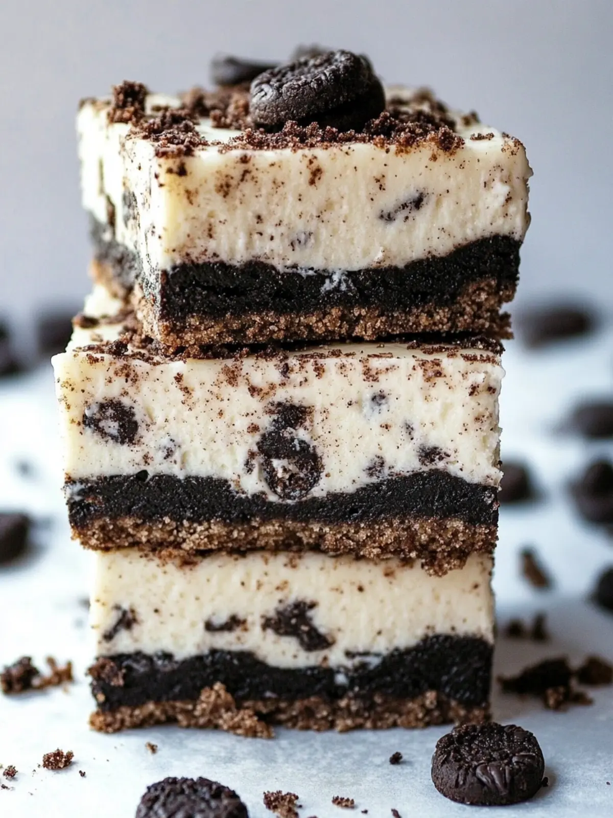 Decadent Cookies and Cream Cheesecake Bars You’ll Love 3 Cookies and Cream Cheesecake Bars