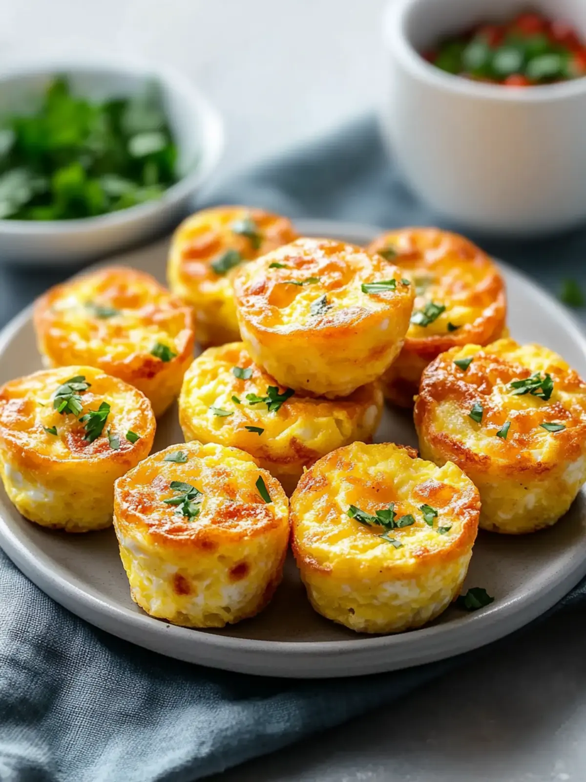Easy Cottage Cheese Egg Bites