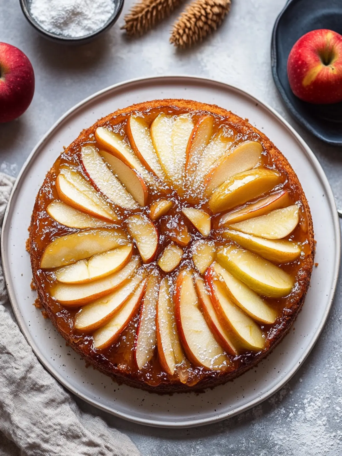 Melt-in-Your-Mouth Apple Upside Down Cake Recipe 5 Apple Upside Down Cake