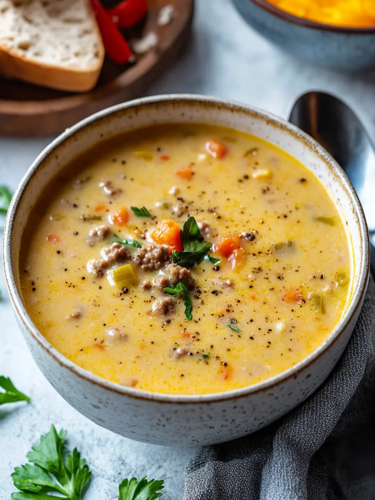 Cheeseburger Soup