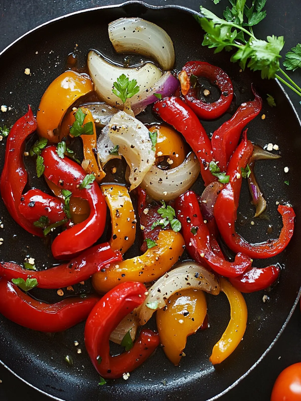 Sizzling Peppers and Onions: A Flavorful Home Cook’s Delight 4 Sizzling Peppers and Onions