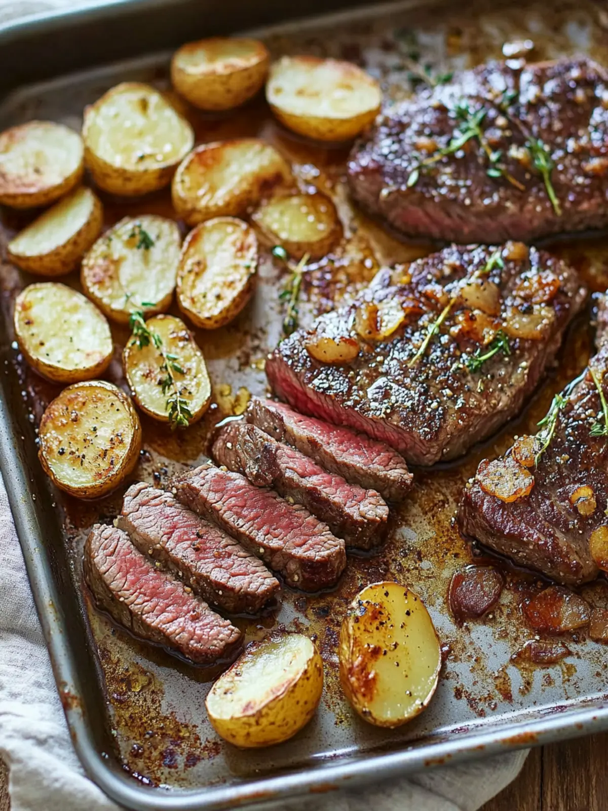 Savor Sheet Pan Steak and Potatoes for Effortless Dinner Bliss 5 Sheet Pan Steak and Potatoes