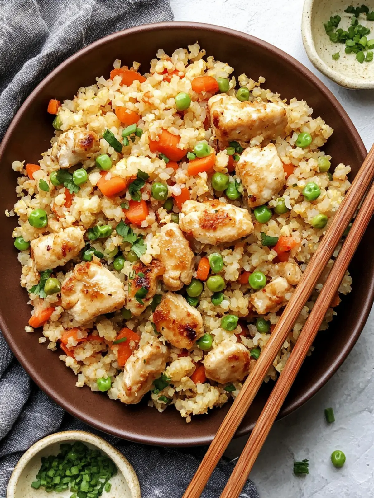 Delicious Chicken Fried Cauliflower Rice for Healthy Nights 4 Chicken Fried Cauliflower Rice