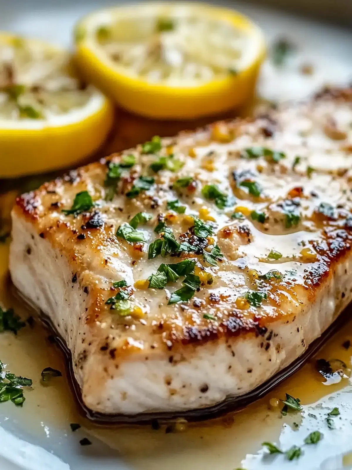 Lemon Garlic Swordfish: A Flavor-Packed Dinner Delight 2 Lemon Garlic Swordfish