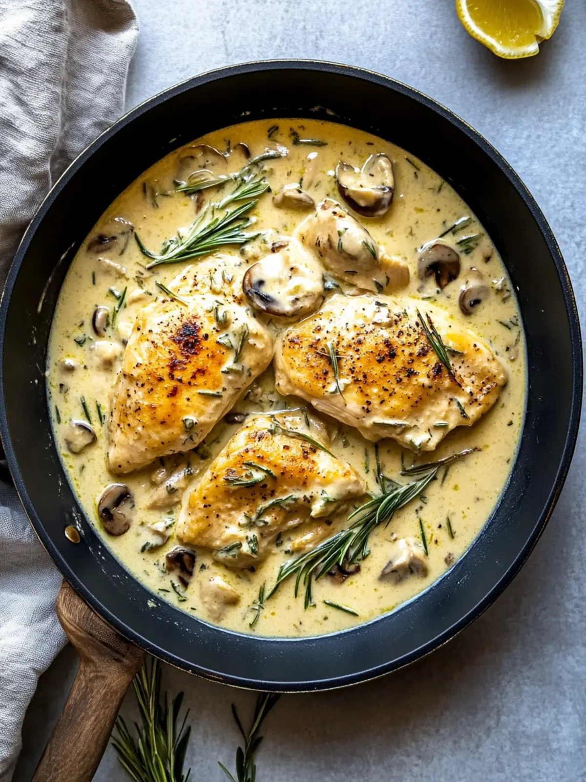 Creamy Tarragon Chicken with Savory Mushrooms Delight 5 Creamy Tarragon Chicken