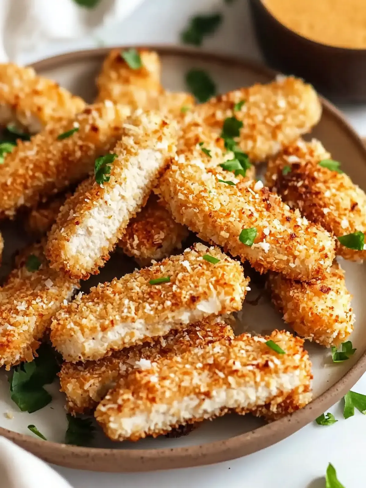 Baked Coconut Tofu Tenders