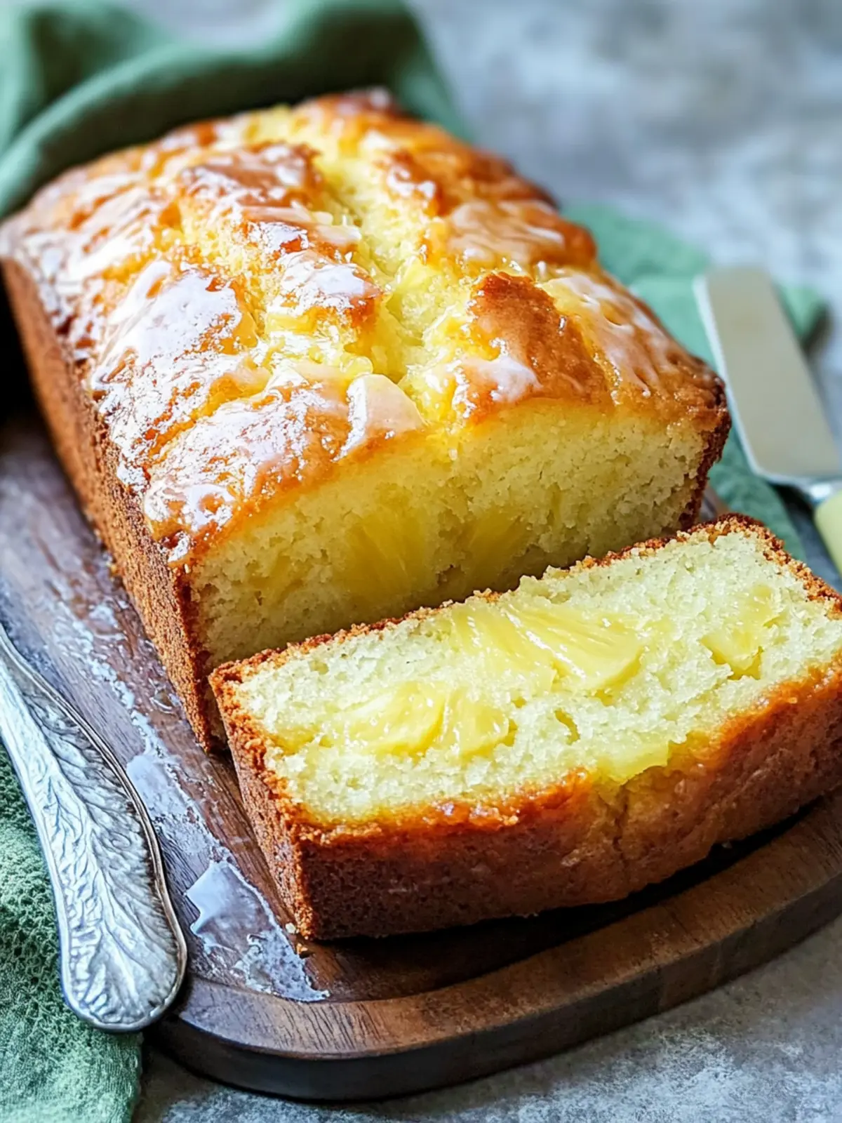 Moist Pineapple Bread