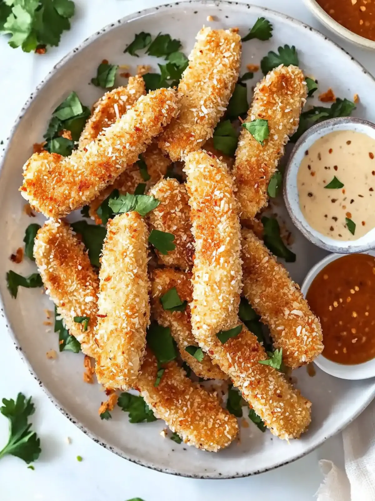 Baked Coconut Tofu Tenders