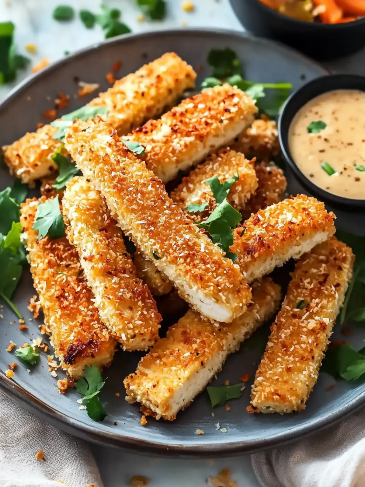 Baked Coconut Tofu Tenders