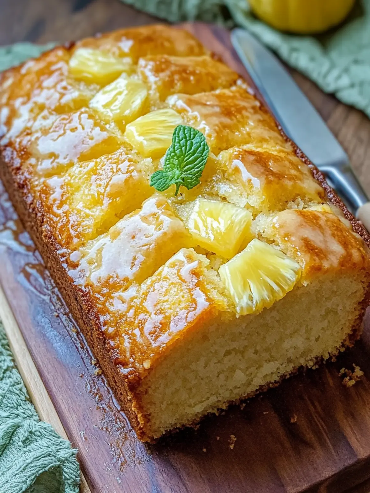Moist Pineapple Bread