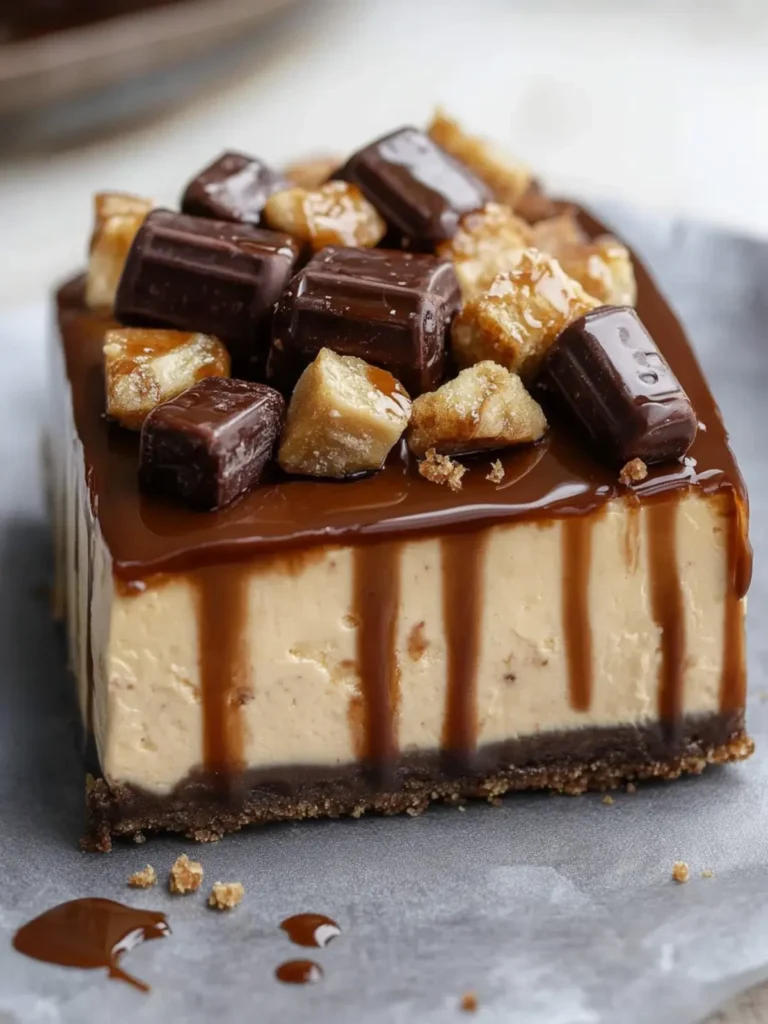 Gluten Free Snickers Cheesecake