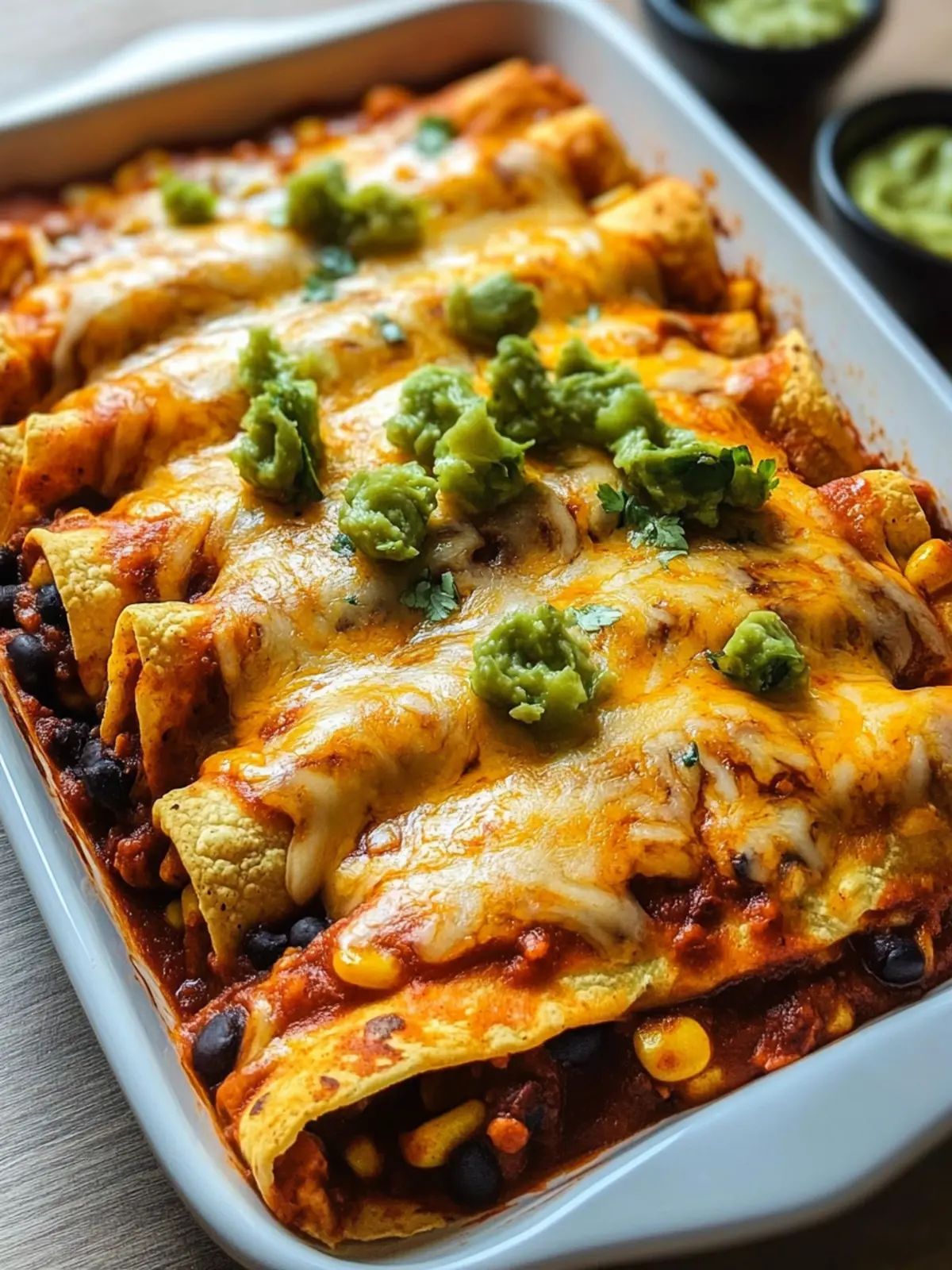 Savor the Flavor: Easy Vegetarian Black Bean Enchiladas 3 Vegetarian Black Bean Enchiladas